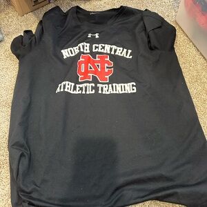 Under Armour Black and Red Graphic Tee